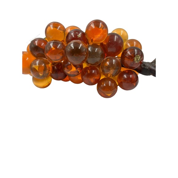 Vintage dark amber lucite grapes - Picture 6 of 8